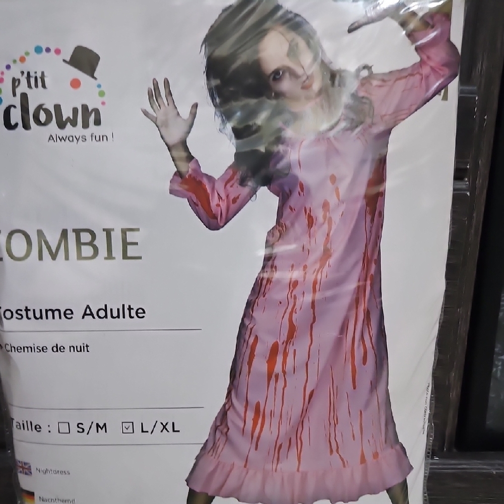 Pink Zombie Costume Adult